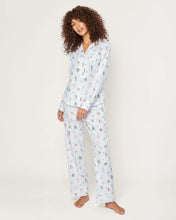 Load image into Gallery viewer, WOMENS TWILL PAJAMA IN 12 DAYS OF CHRISTMAS LARGE
