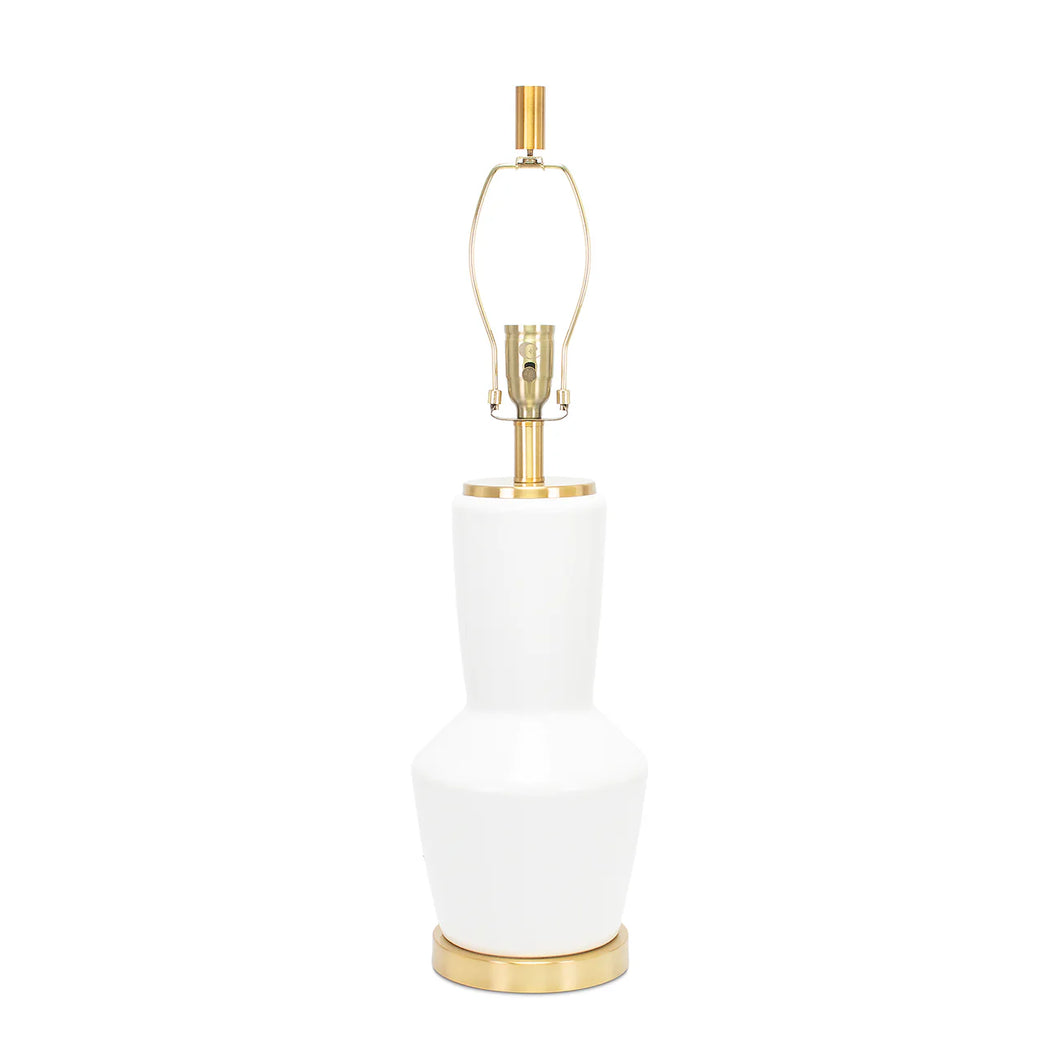 Nachez Table Lamp and Pleated Soft Hardback Shade