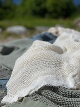 Load image into Gallery viewer, RUMOR NATURAL LINEN THROW

