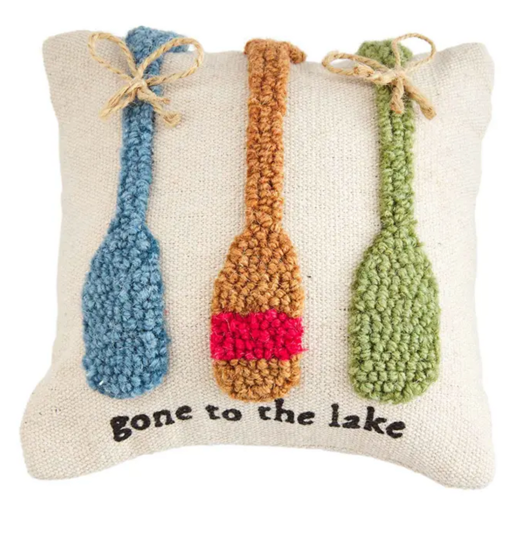 Oars Mini Hook Pillow 8x8