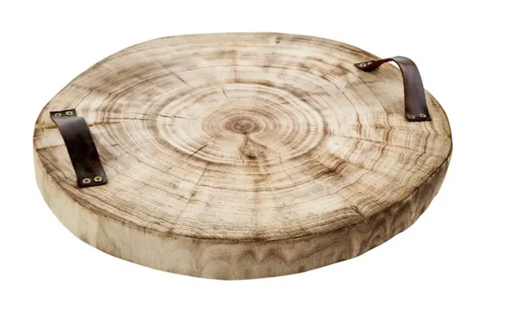 Wood Slice Tray