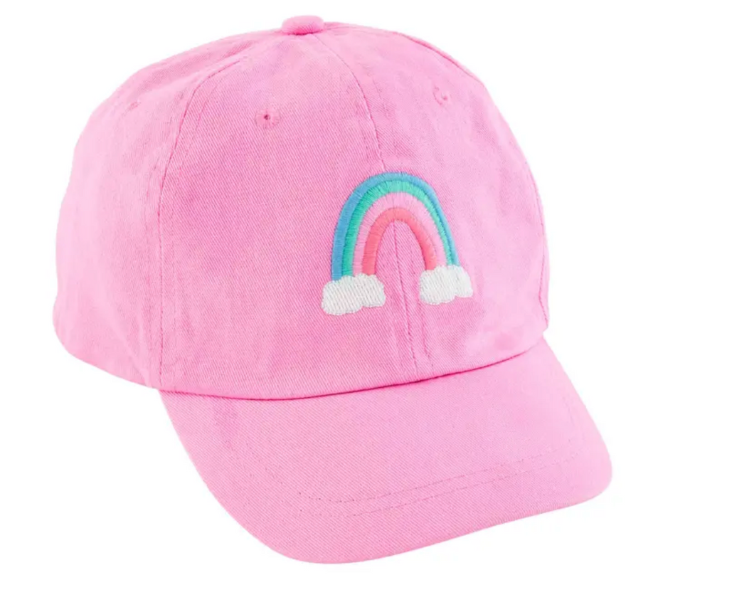 Rainbow Embroidered Hat