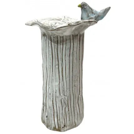 VASE 10 X 7 WBIRD VASE-5-B
