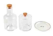 Load image into Gallery viewer, Mudpie Glass Stacked Oil Vinegar Set
