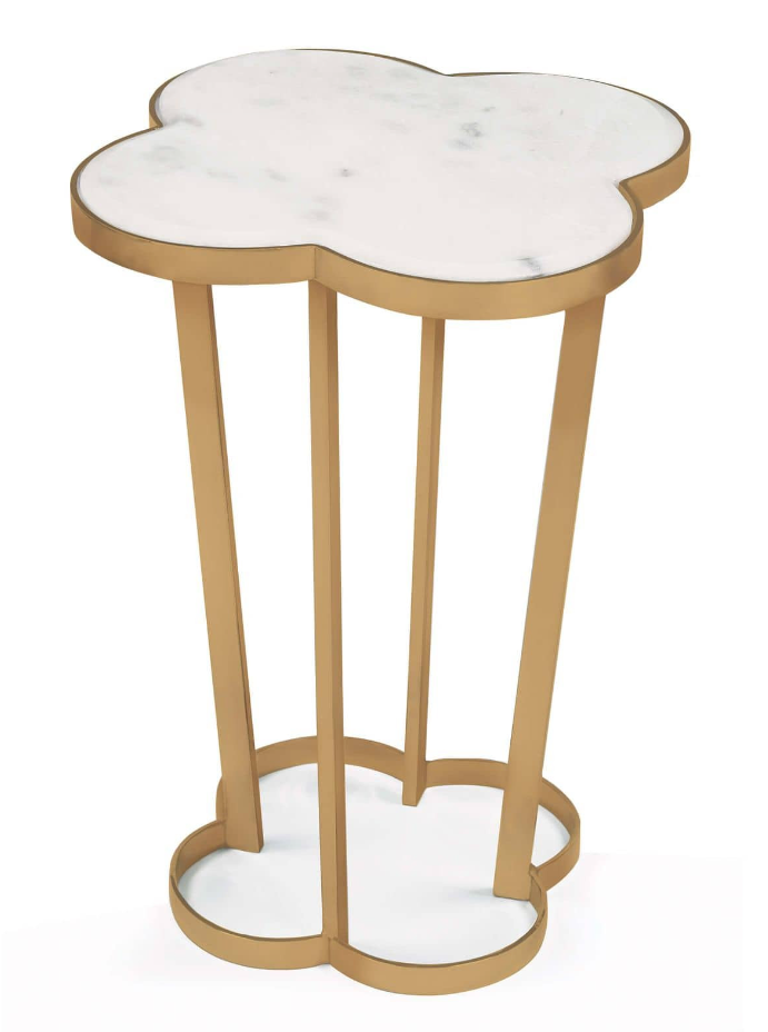 Clover Side Table (Brass) 24
