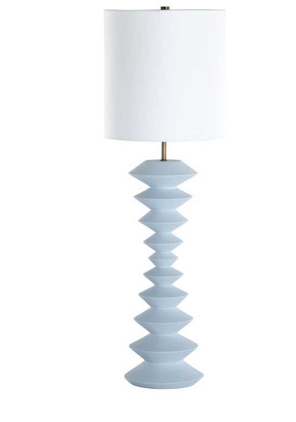 Irving Console Lamp- Blue