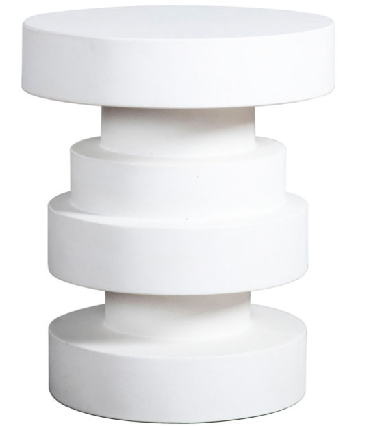 Bernie End Table White