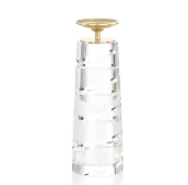 Load image into Gallery viewer, Crystal Spire Candleholder, 18.25&quot;
