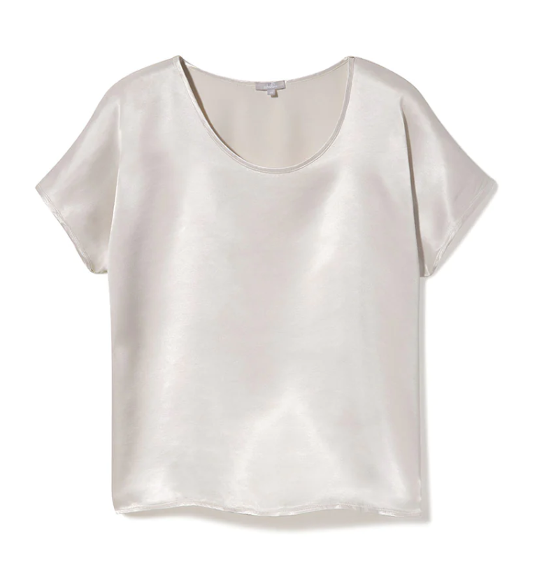 Roxxy Satin Boxy Tee