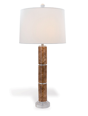 Madison Burlwood Lamp, 43