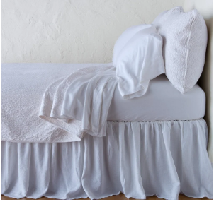 Vienna King Coverlet, White