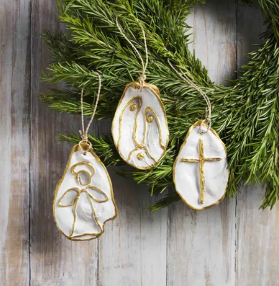 Oyster Shell Ornament