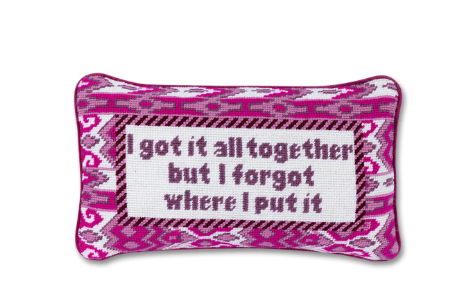 Got It All Together, Needlepoint Pillow