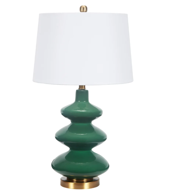 Arya Emerald Green Table Lamp, 25