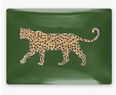 Walking Leopard Trinket Tray
