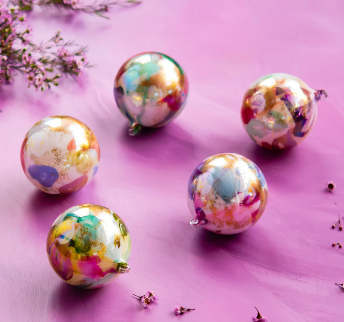 Color Couture Ball Ornament, 4.5