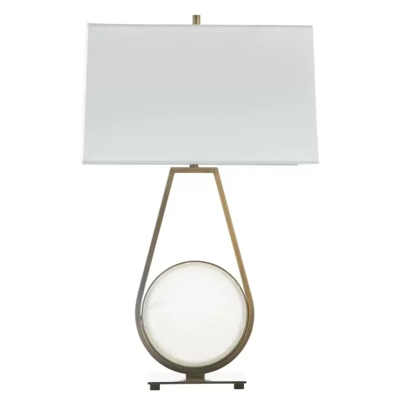 Emerald Lamp- White