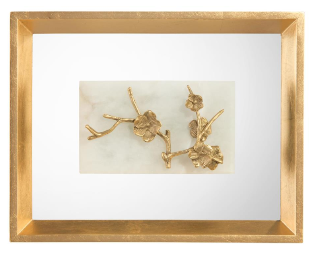 Budded Branch on Alabaster