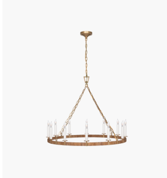 Darlana Large Wrapped Ring Chandelier