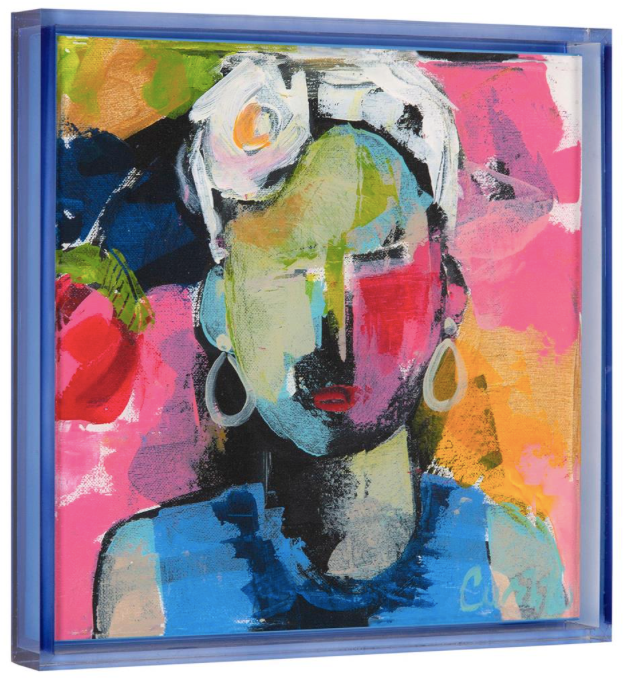 Joan Curtis' Queen I 18.5 x 18.5