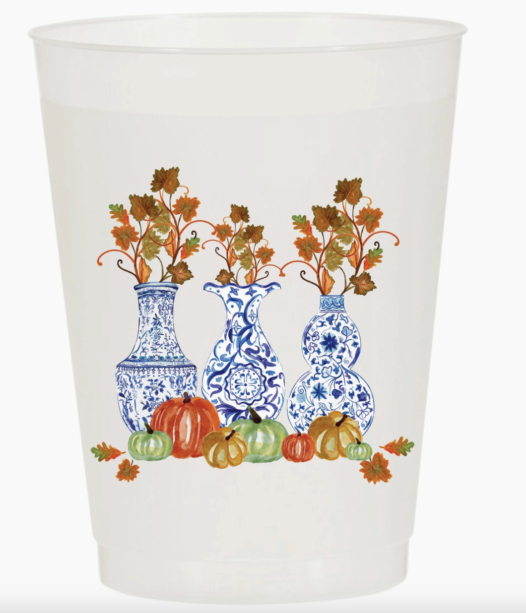 Thanksgiving Ginger Jar Cups - Set of 10