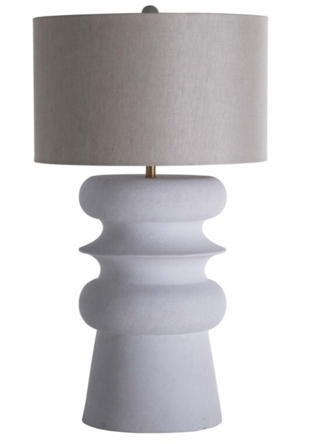 Claudius Table Lamp - White 39.25
