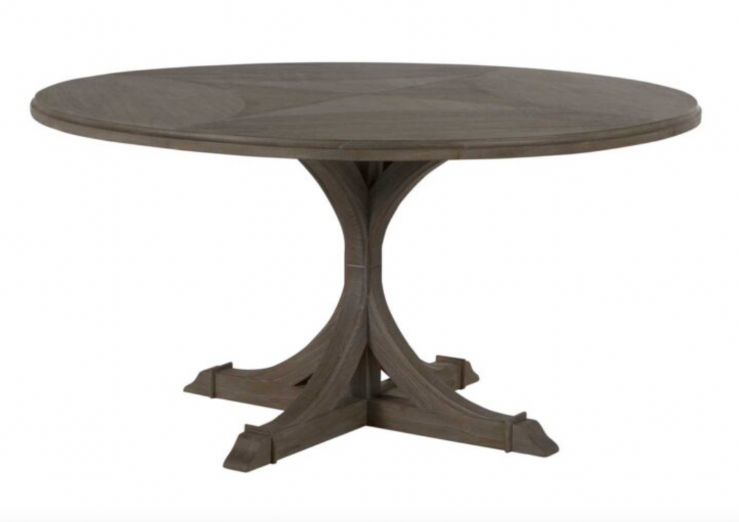 Adams Round Dining Table - Grey 60