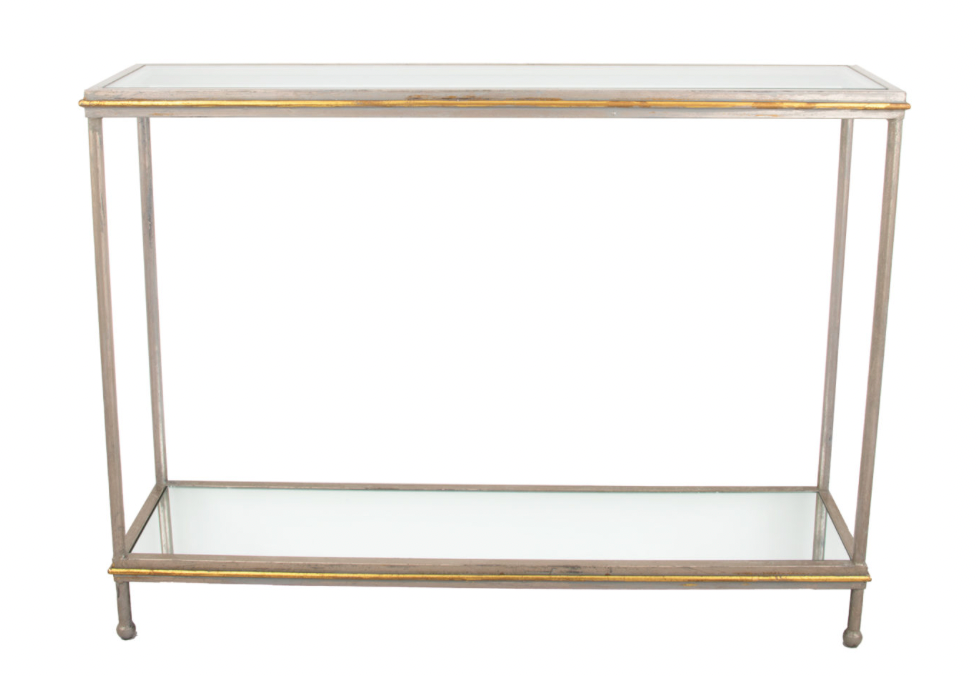 Champagne and Gold Console Table 45.5x11.5x34