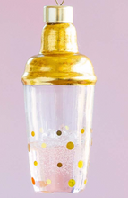 Load image into Gallery viewer, Cocktail Shaker Ornament 4.75&quot;
