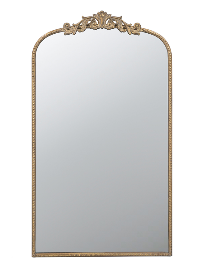 Gold Arched Mirror- Large 36x66.2