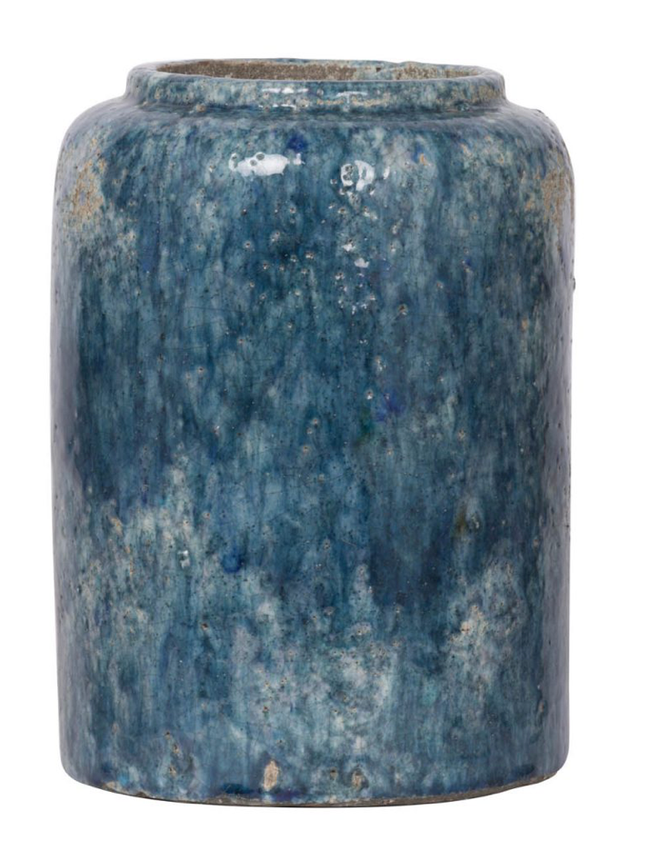Blue Terracotta Vase