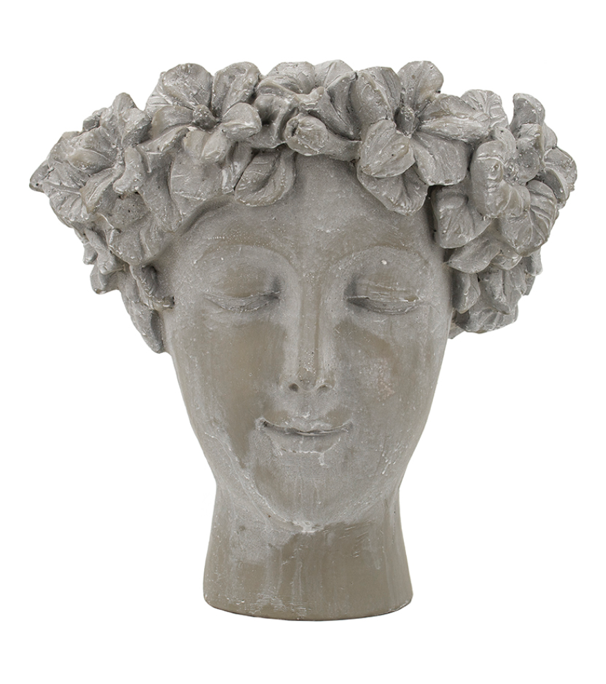 Floral Crown Head Planter