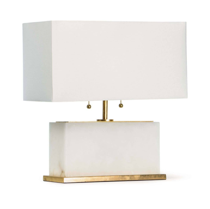 Ali Alabaster Lamp 16.5