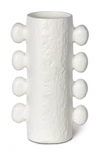 Load image into Gallery viewer, Sanya Metal Vase - White
