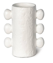 Load image into Gallery viewer, Sanya Metal Vase - White
