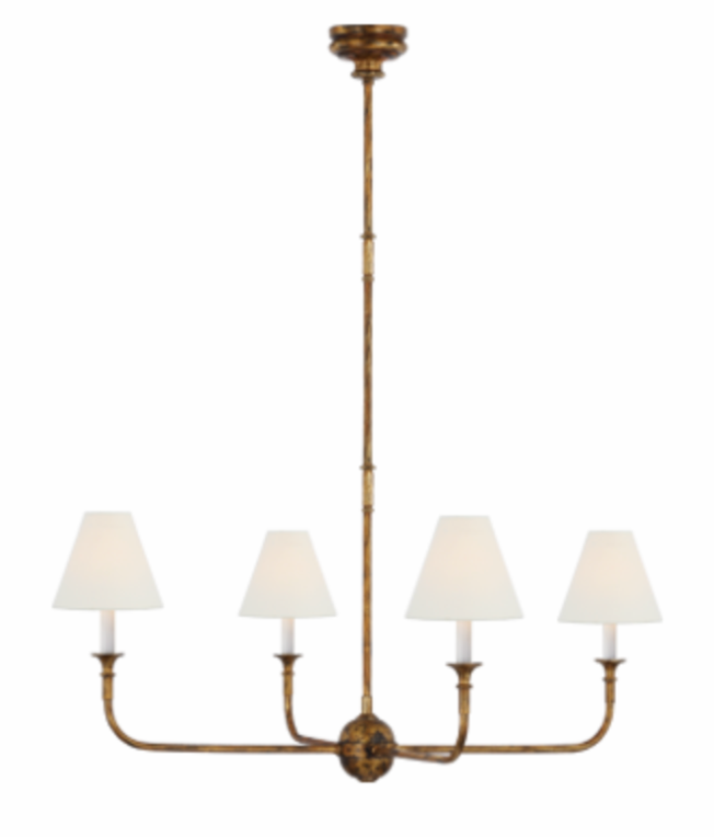 Piaf Large Chandelier in Antique Gild