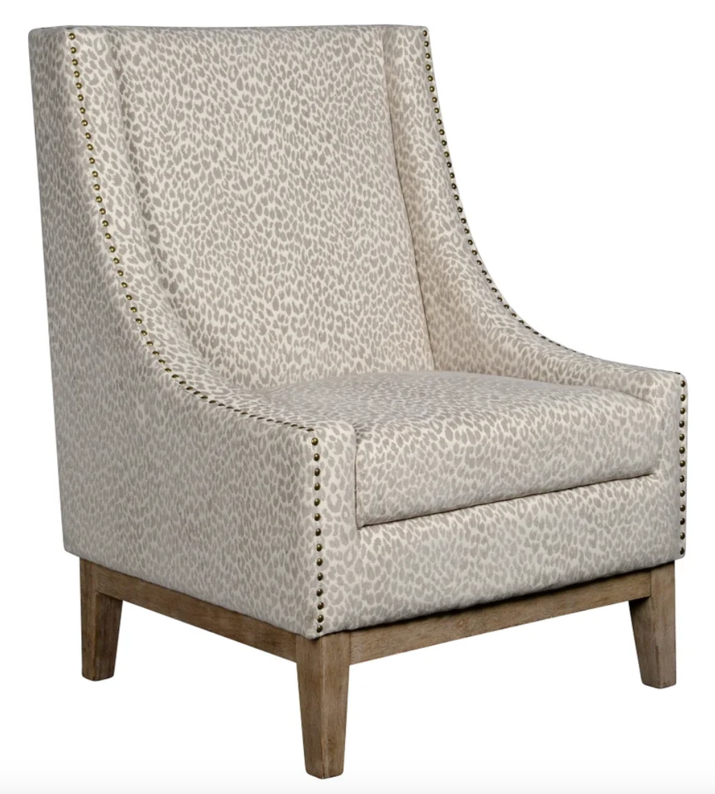 Jasmine Chair - Snow Leopard