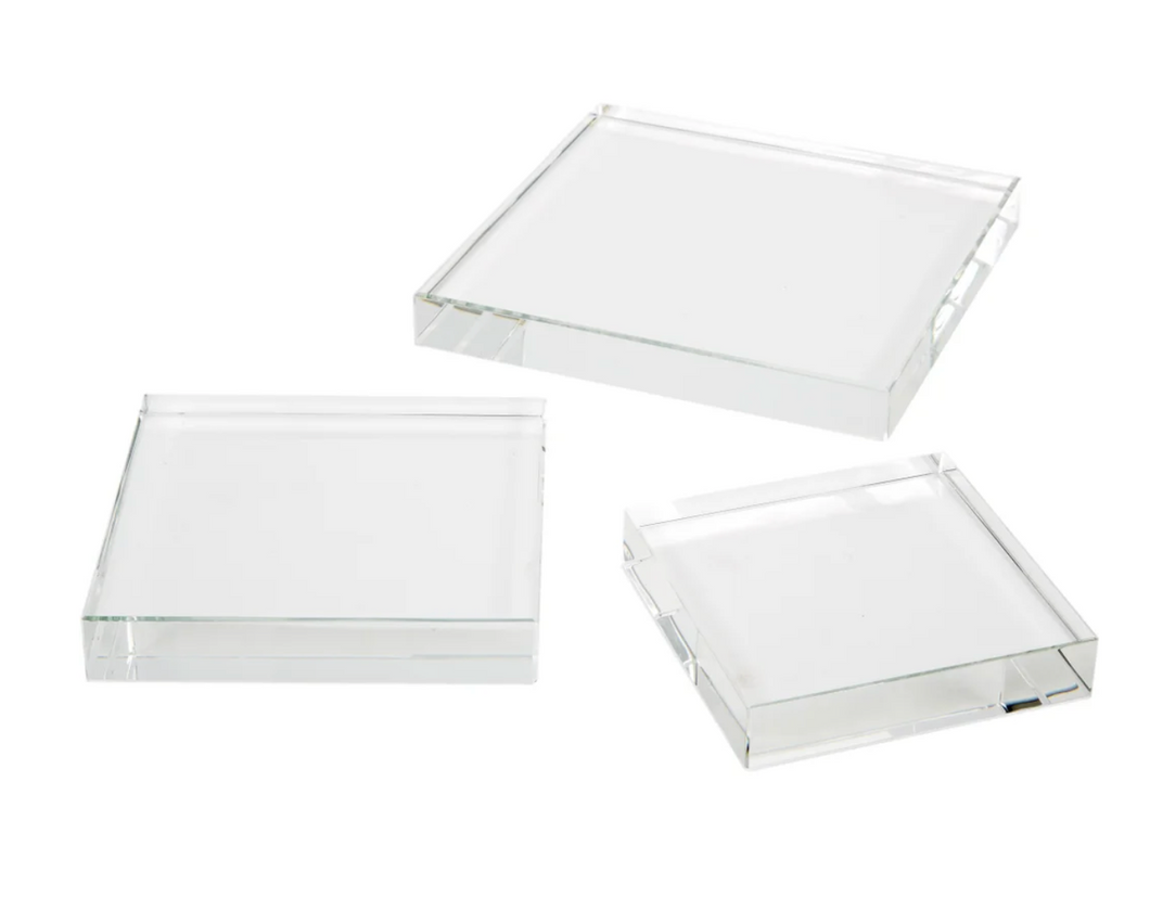 Square Crystal Riser