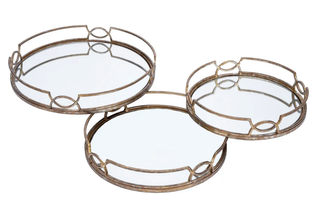 Madeline Small Mirrored Tray