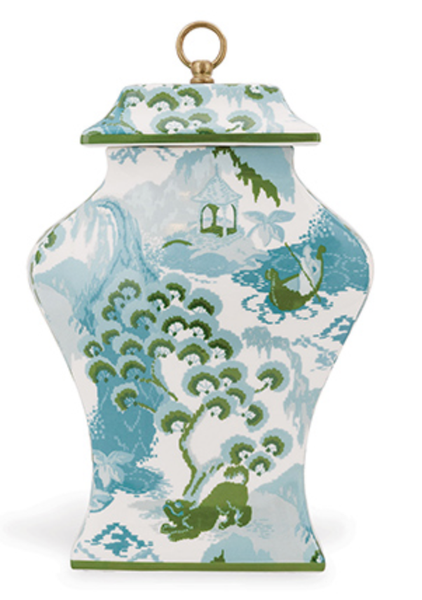 Canton Jar- Celadon