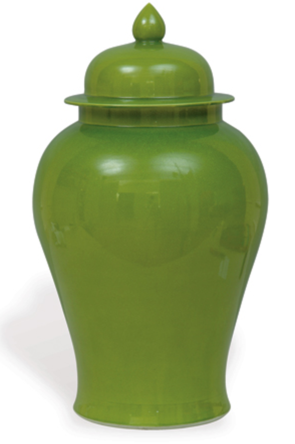 Temple Jar- Apple Green