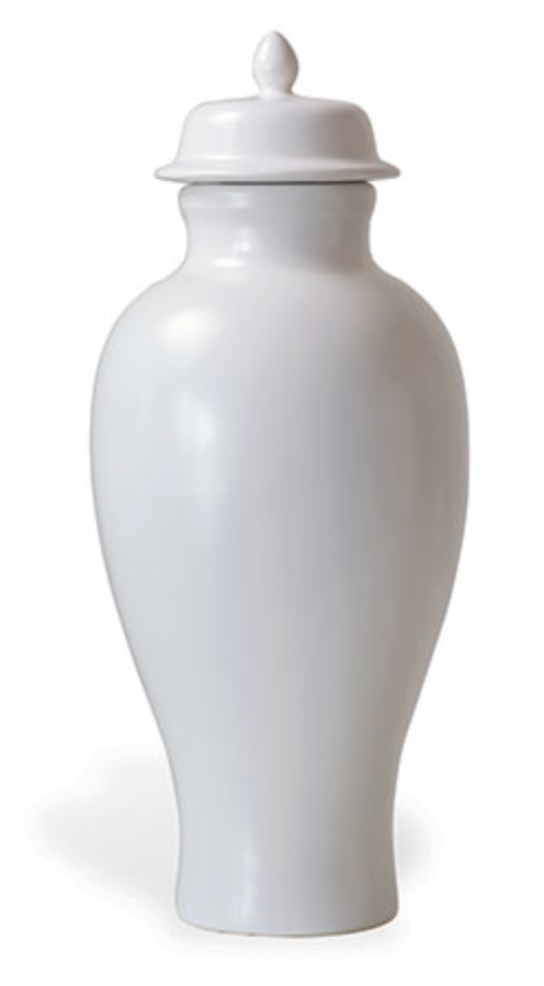 Odeon Tall Jar- White