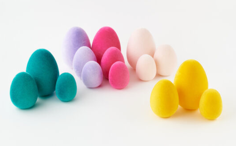 Flocked Eggs