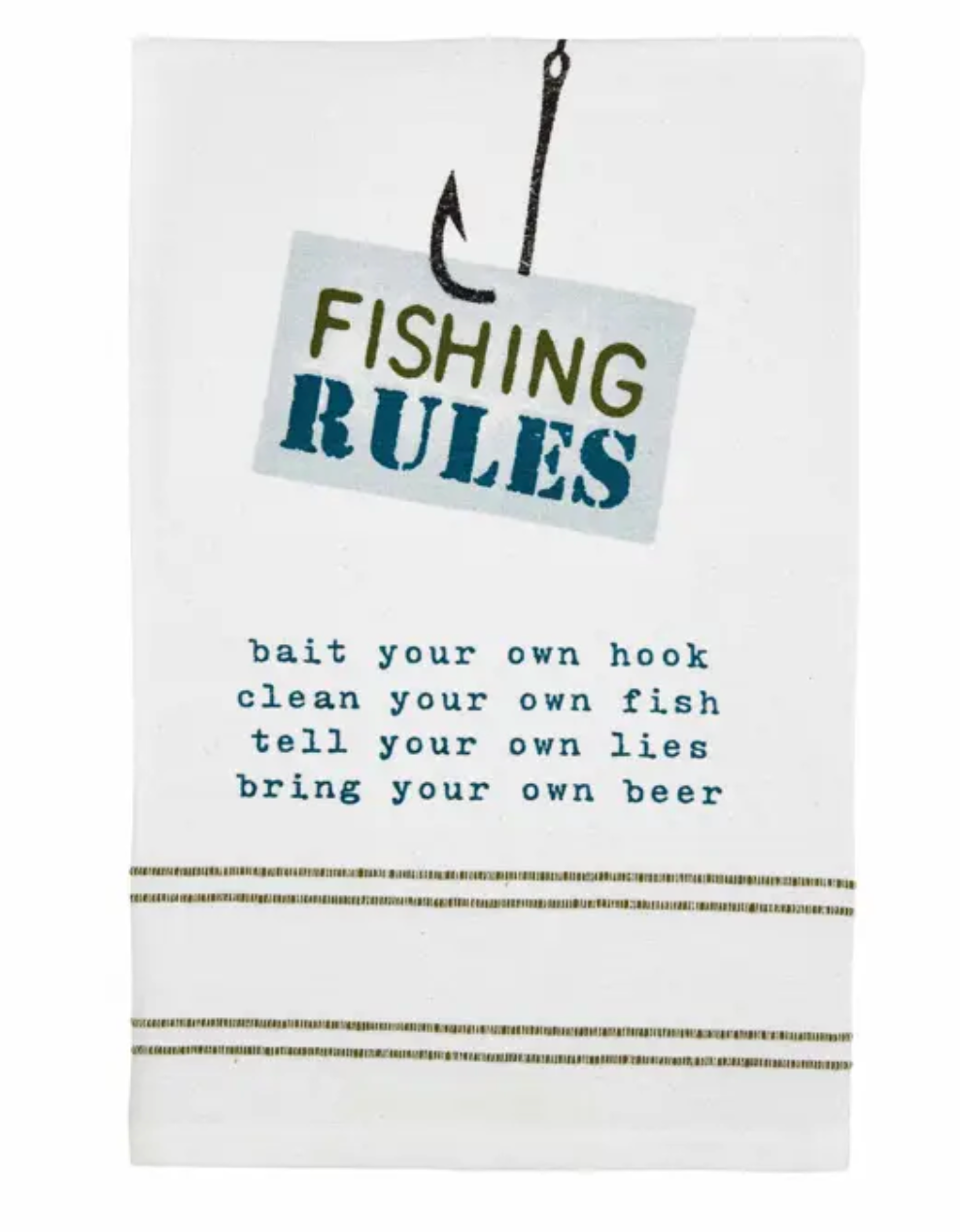 Fishing Rules Hand Towel