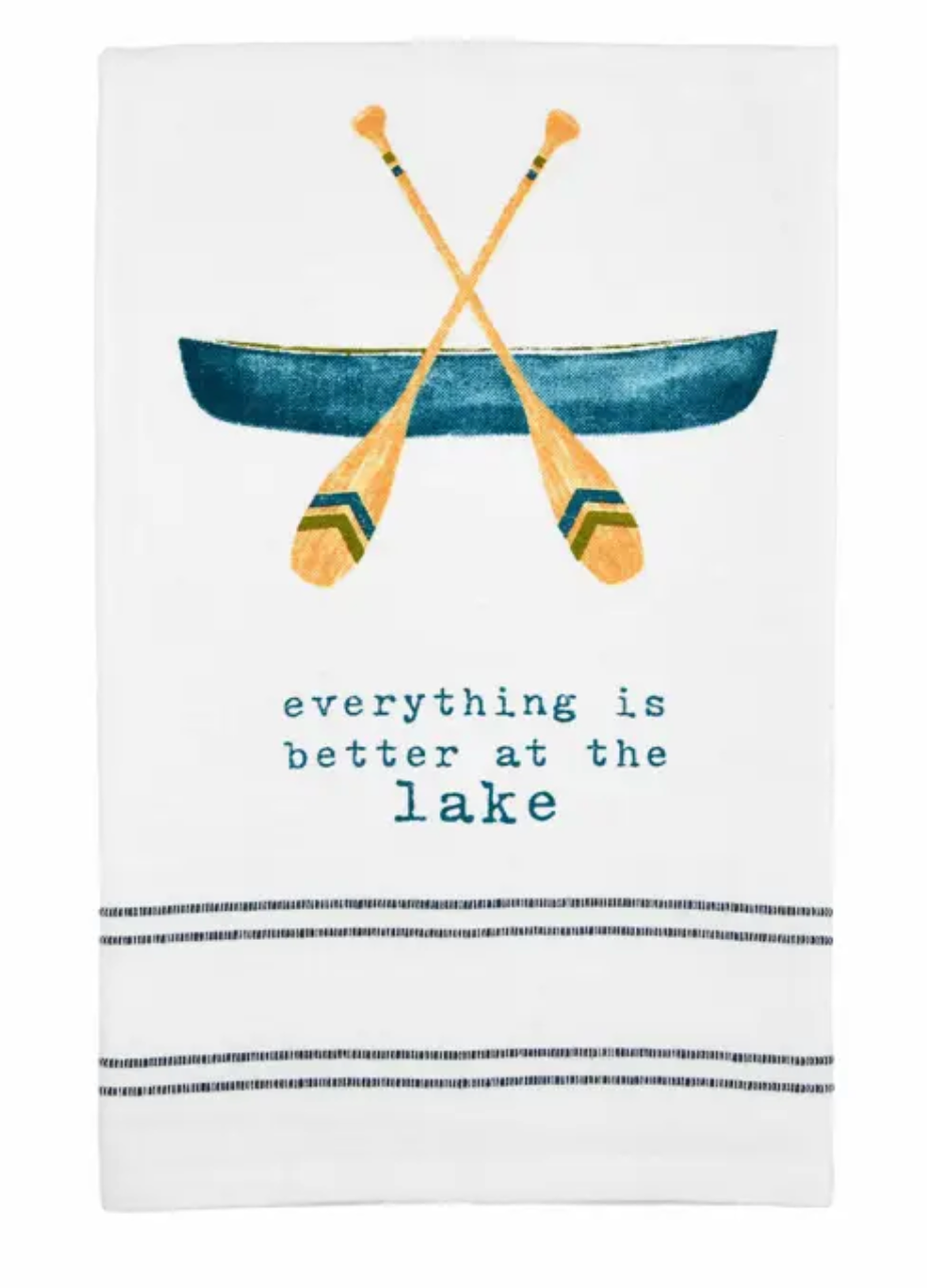 Better at the Lake Hand Towel