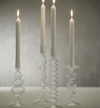 Load image into Gallery viewer, Glass Taper Candle Holders
