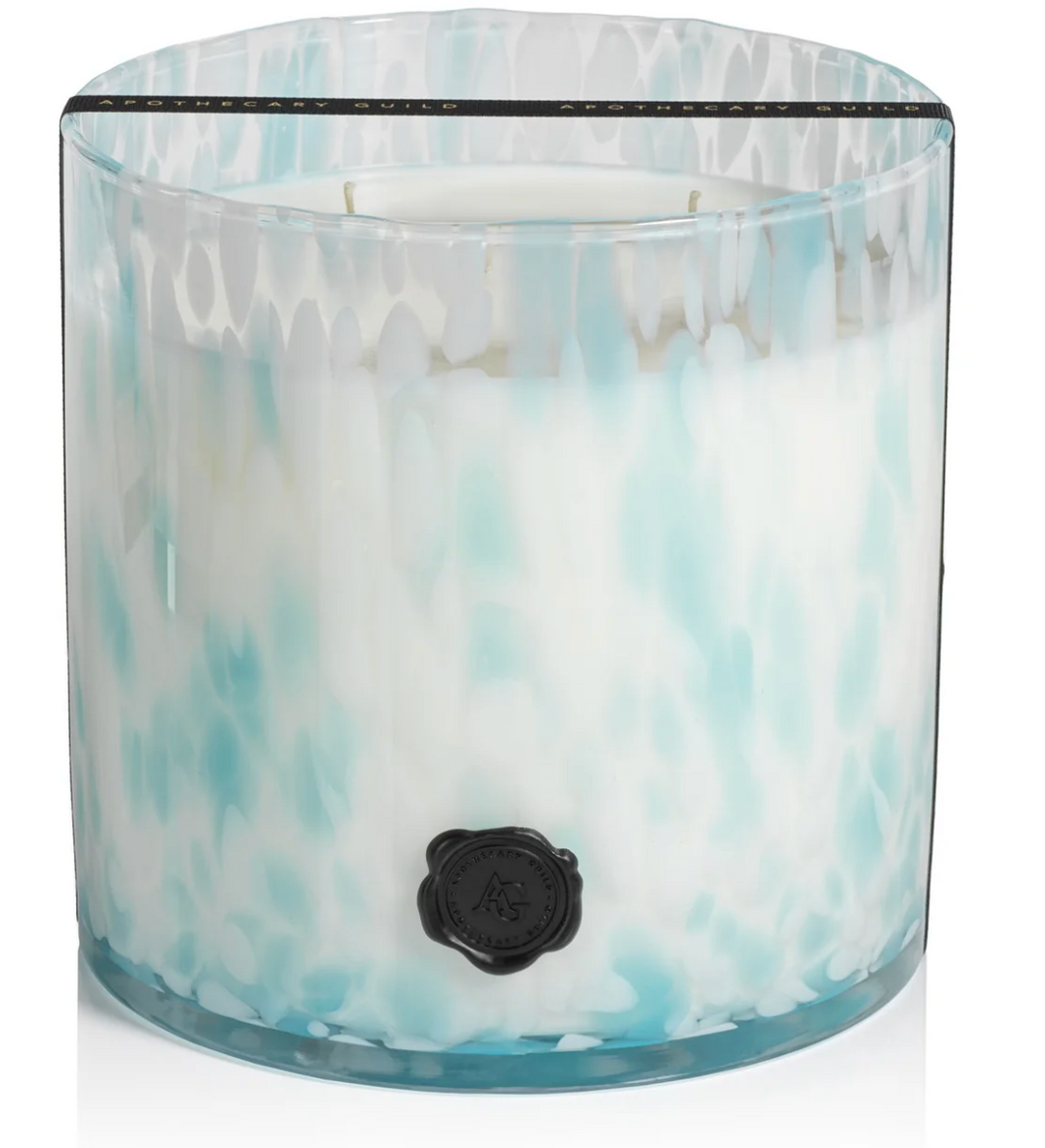 Opal Glass 5 Wick Candle - Sunset Beach