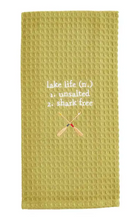 Load image into Gallery viewer, Lake Waffle Towel
