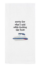 Load image into Gallery viewer, Lake Waffle Towel
