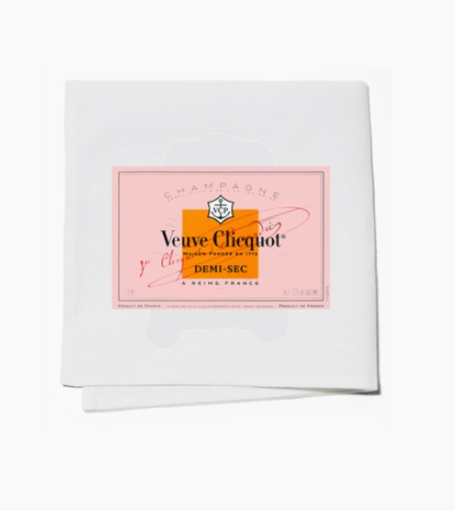 Pink Veuve Napkins Set of 4
